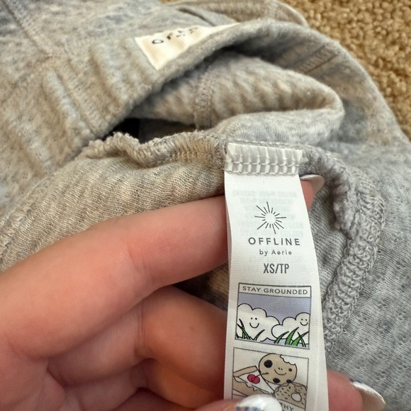 Aerie Gray Sports Bra with Racerback Design - Picture 5 of 5